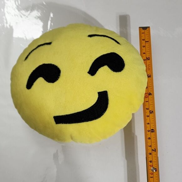 Kids / Adult Yellow Face Emoji Plush NEW FREE with $30 Bundle Purchase - Picture 4 of 6